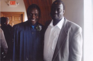 High School Graduation With father (John Tut)